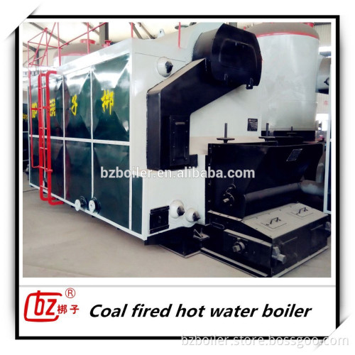 Automatic operation horizontal type hot water boiler solid fuels feed